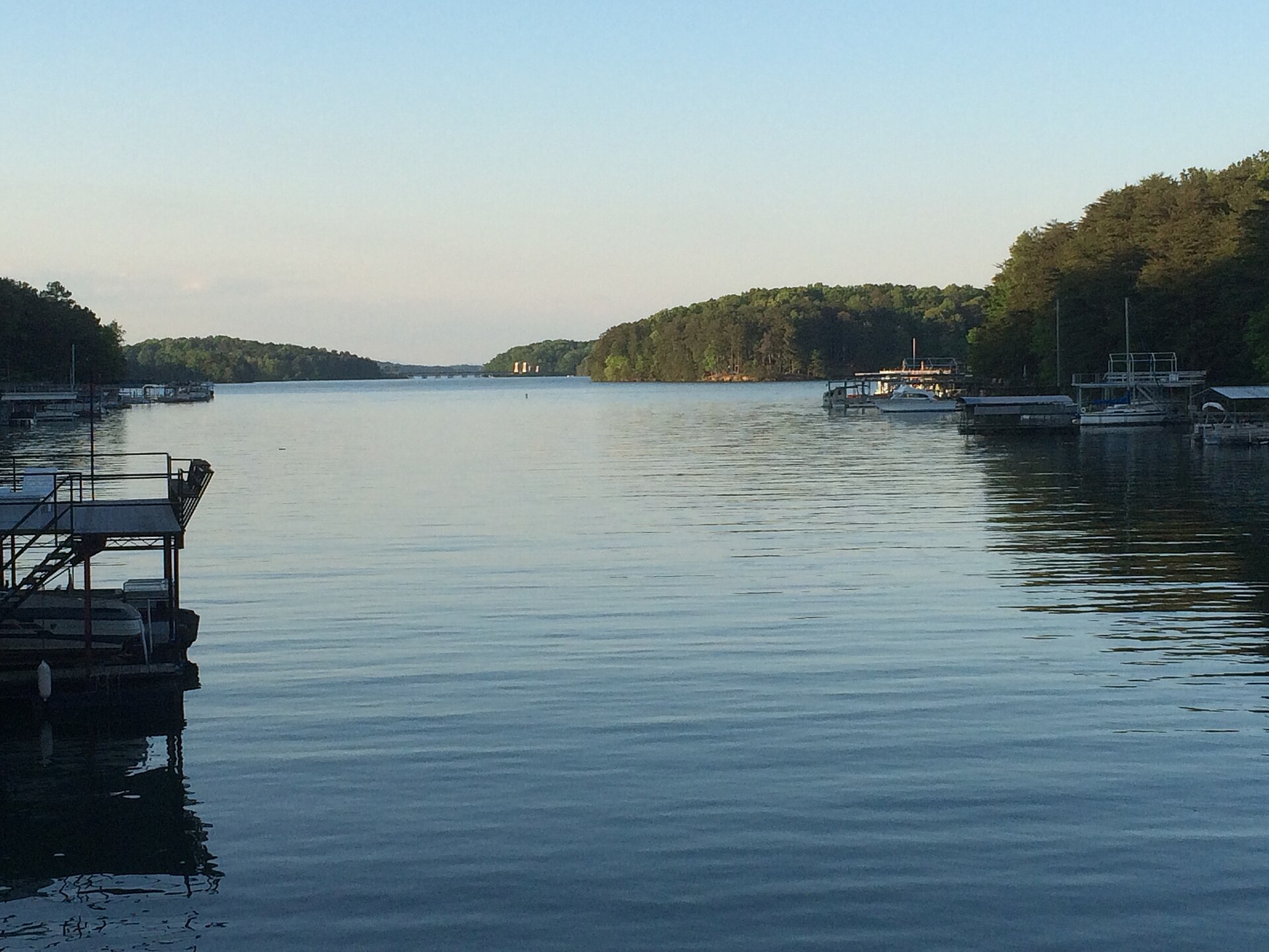 Lake swimming area near Atlanta