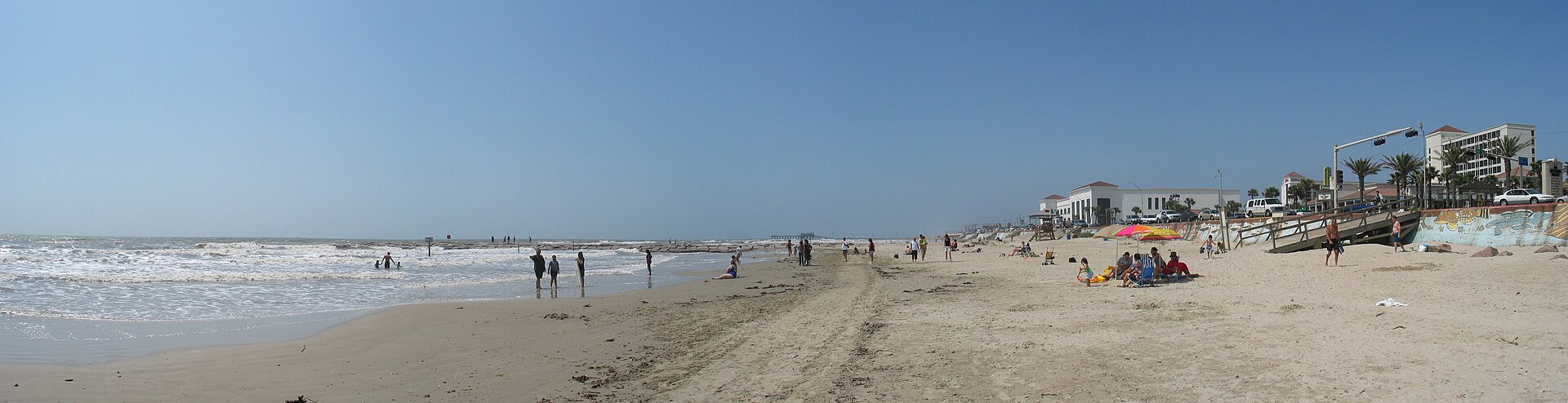 Gulf Coast beach near Houston