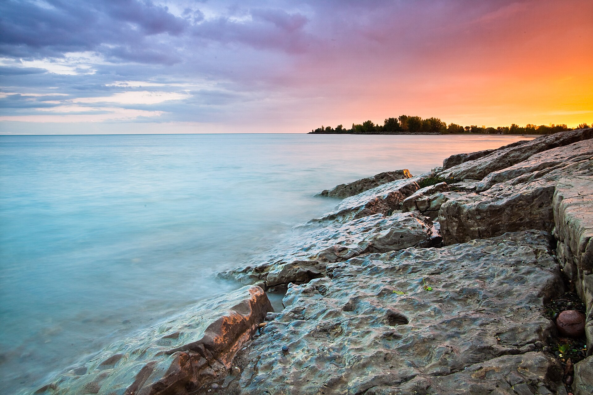 Lake Ontario beach near Toronto
